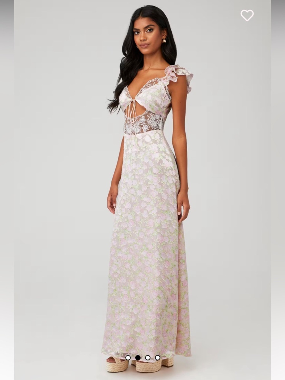For Love & Lemons Estelle Maxi Dress - Picture 2 of 10